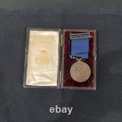 1900 Royal Humane Society Bronze Lifesaving Medal Antique Award Harry S Millan