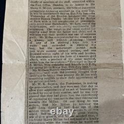 1900 Royal Humane Society Bronze Lifesaving Medal Antique Award Harry S Millan