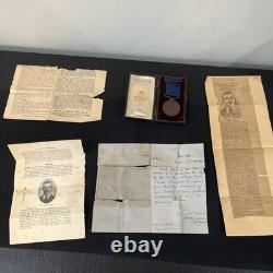 1900 Royal Humane Society Bronze Lifesaving Medal Antique Award Harry S Millan