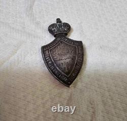 1901 BADGE Sterling IMPERIAL JETTON MEDAL RUSSIA ANTIQUE JETON Silver- 11g