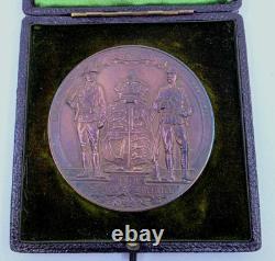 1901 Duke & Duchess Of Cornwall & York Royal Visit To Canada Medal Boxed M953
