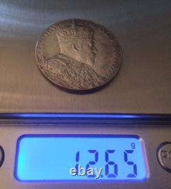 1902 Great Britain Edward VII Official Royal Mint Silver CoronationMedal MS-63