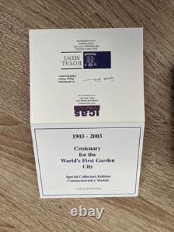 1903-2003 Letchworth Garden City Centenary Sterling Silver Medal Royal Mint
