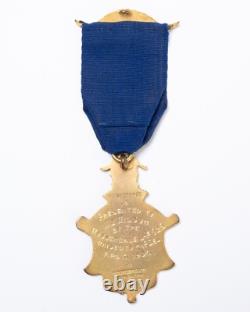 1904 Royal Antediluvian Order of Buffaloes Primo Medallion Ribbon India
