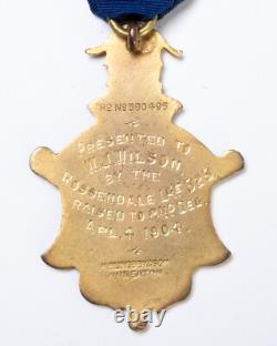 1904 Royal Antediluvian Order of Buffaloes Primo Medallion Ribbon India