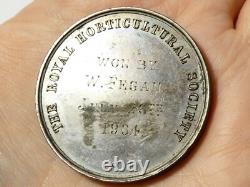 1904 Royal Horticultural Society Bronze Medal Won by W. Fegan Boxed #T8A
