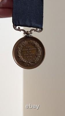 1905 Royal Humane Society Bronze Medal (38mm) Name Engraved STUNNING Rescuer