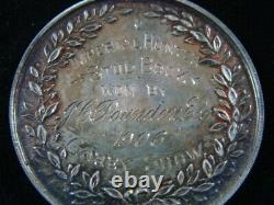 1906 Gorey Show Ireland Sterling Silver Prize Medal Imperial Hunter Stud Book 02