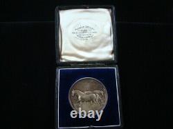 1906 Gorey Show Ireland Sterling Silver Prize Medal Imperial Hunter Stud Book 02