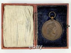 1910 Bronze Royal Academy of Music Organ Award Medal withcase