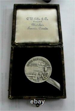 1910 Canada Toronto Industrial Exhibition Silver Medal ROYAL CANADIAN NAVY