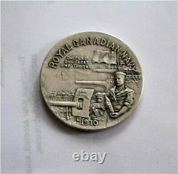1910 Canada Toronto Industrial Exhibition Silver Medal ROYAL CANADIAN NAVY