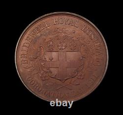 1911 BRIDEWELL ROYAL HOSPITAL CORONATION 39mm MEDAL BY MOORE