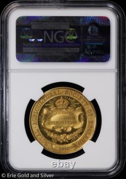 1911 GB Royal Agricultural Society of England Gold Proof Medal NGC PR 64 UC 1911 GB Royal Agricultural Society of England Gold Proof Medal NGC PR 64 UC