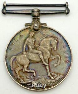 1914-1918 (1919) Great Britain War Medal Silver 925 Scots Guard PTE F. L. Puddick