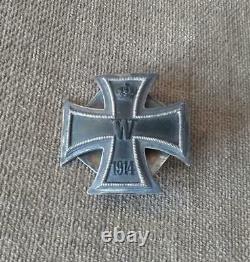 1914 German Iron Cross 1st Class Ek1 Medal Drgm 800 Silver Wwi Imperial Germany