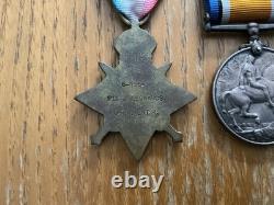 1914 Star British War & Victory Medal Trio Royal West Kent Regt KIA Casualty