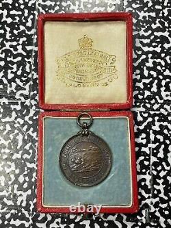 1916 G. B Royal Life Saving Society Medal Lot#OV334 Awarded to Winifred M. Schutt