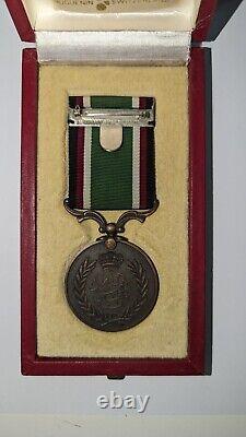 1921 Rare Vintage King Abdallah 1st Medal Royal Hashemite Jordan Officer