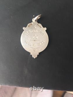 1922 IMPERIAL CHALLENGE SHIELD SHOOTING MEDAL Miniature rifle 925 Birmingham