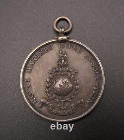 1922 ROYAL MARINES RIFLE ASSOCIATION 39mm SILVER MEDAL