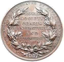1923 Great Britain King GEORGE V Royal Arts & Commerce Society OLD Medal i97068