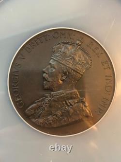 1924 British Empire Exhibition Official Commemorative Medal By Percy Metcalfe