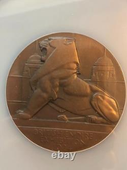 1924 British Empire Exhibition Official Commemorative Medal By Percy Metcalfe