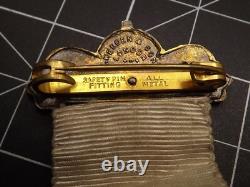 1924 Royal Masonic Institution Sterling Silver Enameled Medal Steward Mason