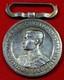 1925 (BE. 2468) King Rama VII Coronation silver medal with hanger, EF Rare #256
