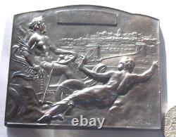 1926 Royal Automobile Club, Hungarian Tour bronze award, plaque by Szirmai 75x65mm