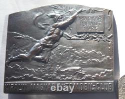 1926 Royal Automobile Club, Hungarian Tour bronze award, plaque by Szirmai 75x65mm
