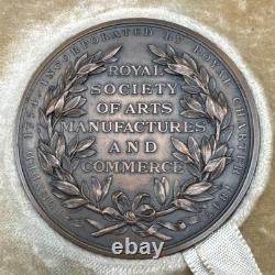 1926 Royal Society of Arts RSA Bronze Medal Case Named John Pinches George V