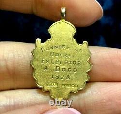 1928 England Royal Excelsior Liverpool Competition Runners Up GOLD medal