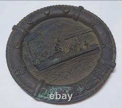 1932 Imperial Japanese Navy Destroyer Hibiki Launching Commemorative Medal