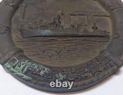 1932 Imperial Japanese Navy Destroyer Hibiki Launching Commemorative Medal