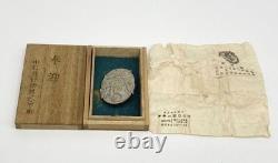 1934 Imperial Japanese Emperor Visit Badge Nakajima Aircraft Medal with Box