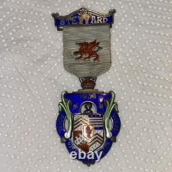 1934 Royal Masonic Institution for Boys Steward Jewel Medal Spencer London 925