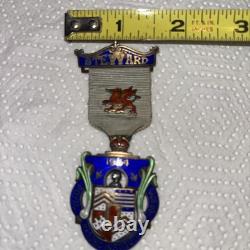 1934 Royal Masonic Institution for Boys Steward Jewel Medal Spencer London 925