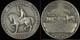 1934 Victoria Melbourne Centenary Royal Show Rare 54mm Silvered Medal &Flip Card