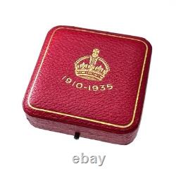 1935 Great Britain Silver Jubilee King George V Jubilee Medal Case Eimer 2029