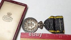 1935 Silver Swedish Royal Pro Patria Society Medal Sweden