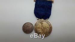 1935 Vintage solid 9ct gold Long service medal Imperial Chemical Industries Ltd