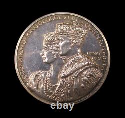 1937 NATIONAL MARITIME MUSEUM 32mm SILVER MEDAL BY THE ROYAL MINT