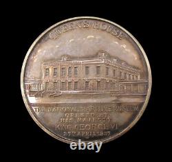 1937 NATIONAL MARITIME MUSEUM 32mm SILVER MEDAL BY THE ROYAL MINT