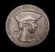1938 ROYAL ACADEMY OF ARTS 55mm CASED SILVER MEDAL BY PINCHES