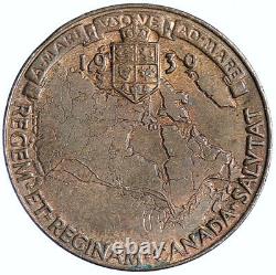 1939 CANADA 1st ROYAL VISIT George IV Elizabeth VINTAGE Historic Medal i107487