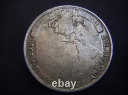 1939 Canada George VI & Elizabeth Royal Visit Commemorative Silver Medal Superb