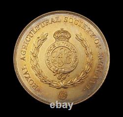 1946 ROYAL AGRICULTURAL SOCIETY OF ENGLAND 51mm SILVER MEDAL BY MAPPIN & WEBB