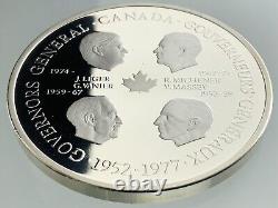 1952-1977 Governors General Canada. 925 Silver Proof Medallion EE816